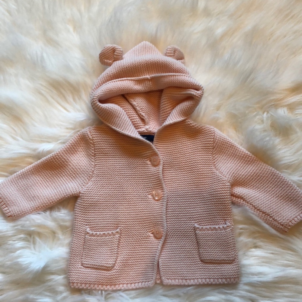 Knit Hooded Jacket